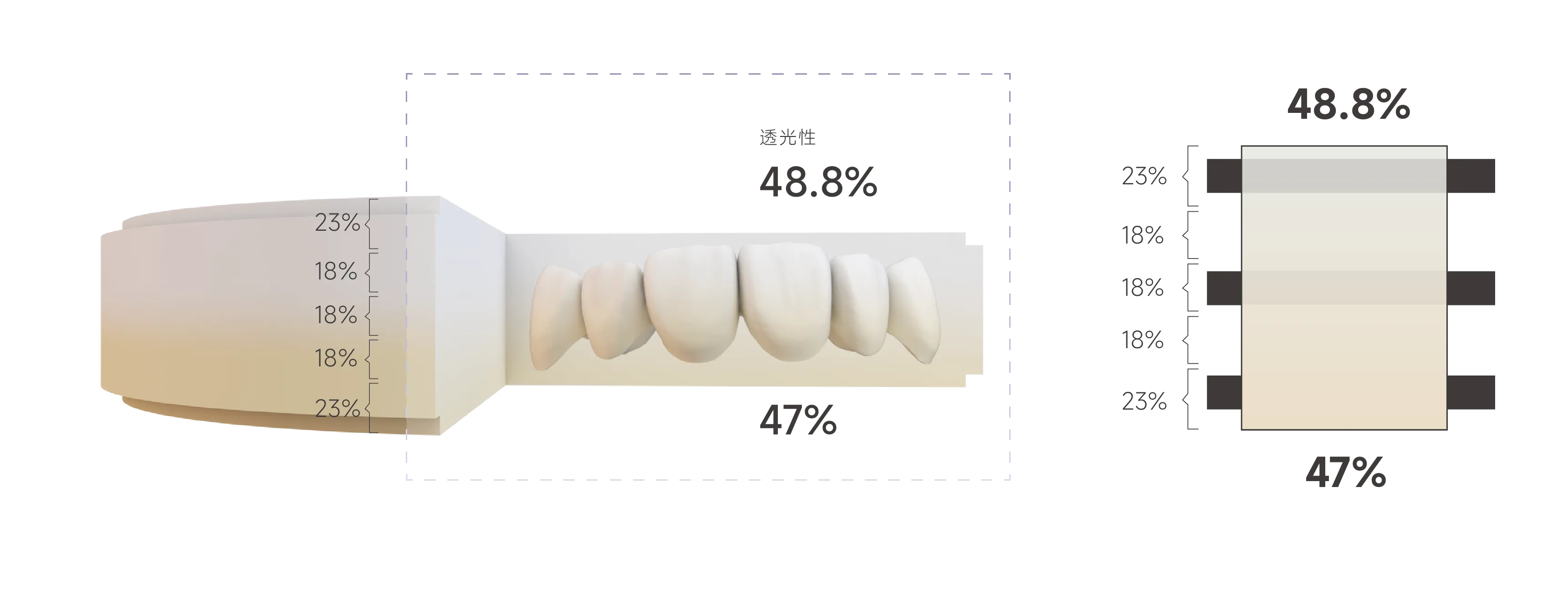 高度模拟天然牙